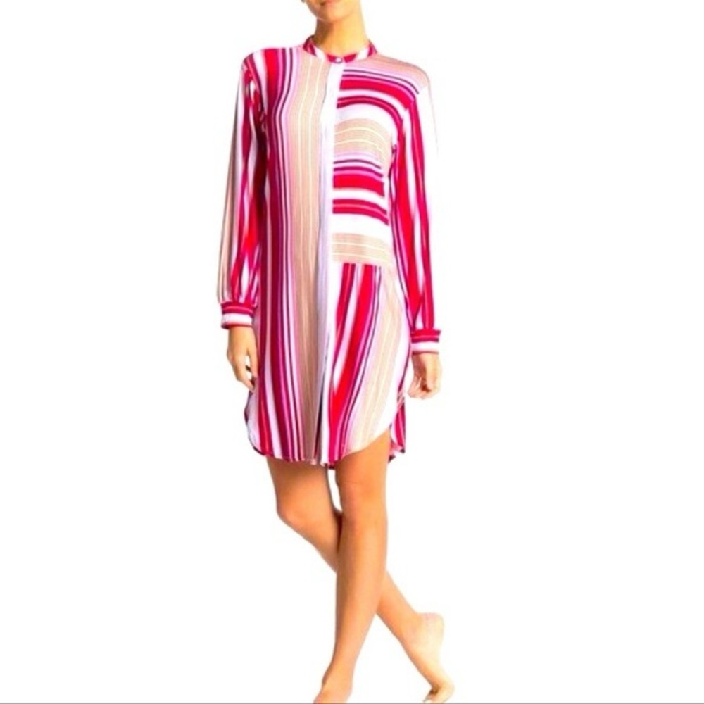 SALE! Hale Bob Striped Night Gown NWT